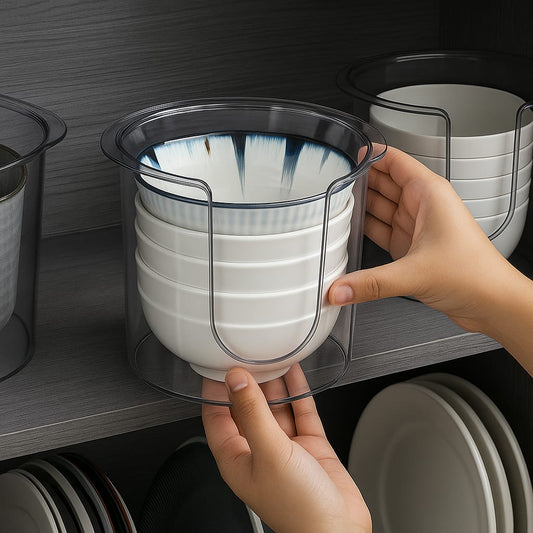 Acrylic bowls holders organizer