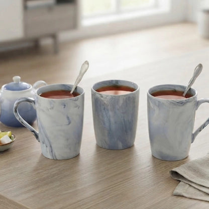 6Pcs Marble Ceramic Mugs