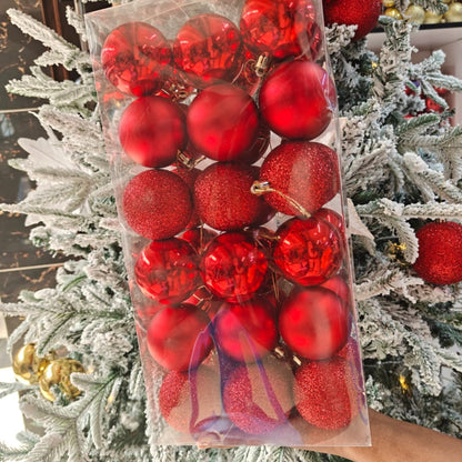 36pcs Christmas balls