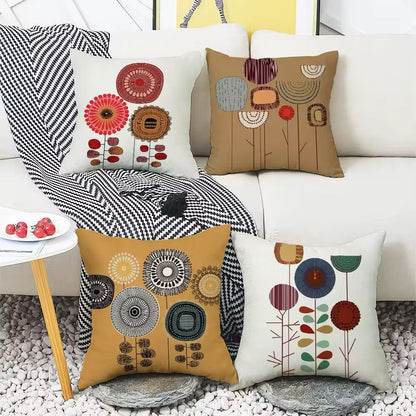 Cotton throw pillow covers