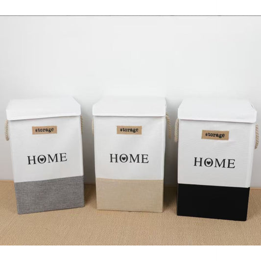 Laundry hamper storage basket