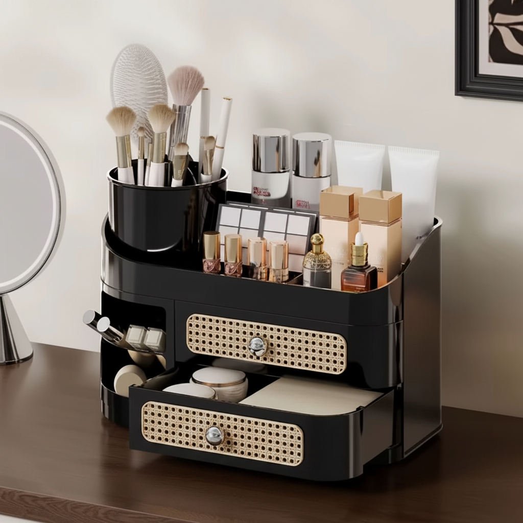 Cosmetic makeup storage organizer