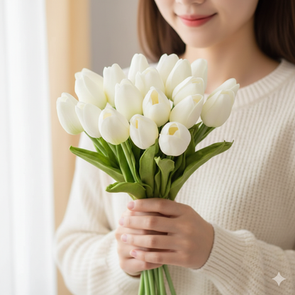 10 Pcs Artificial Tulip Flowers