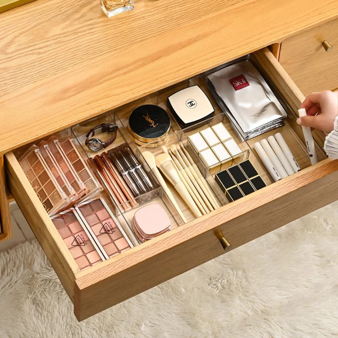 Acrylic Expandable Drawer Organizer