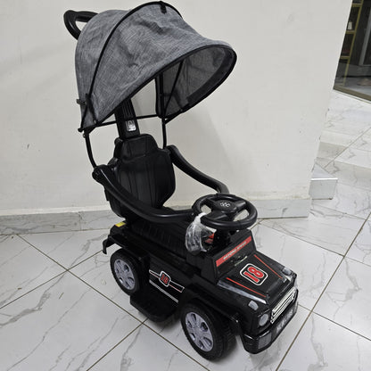 Baby push rides with canopy