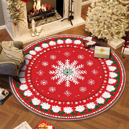100cm Christmas Circular Anti Slip Carpet