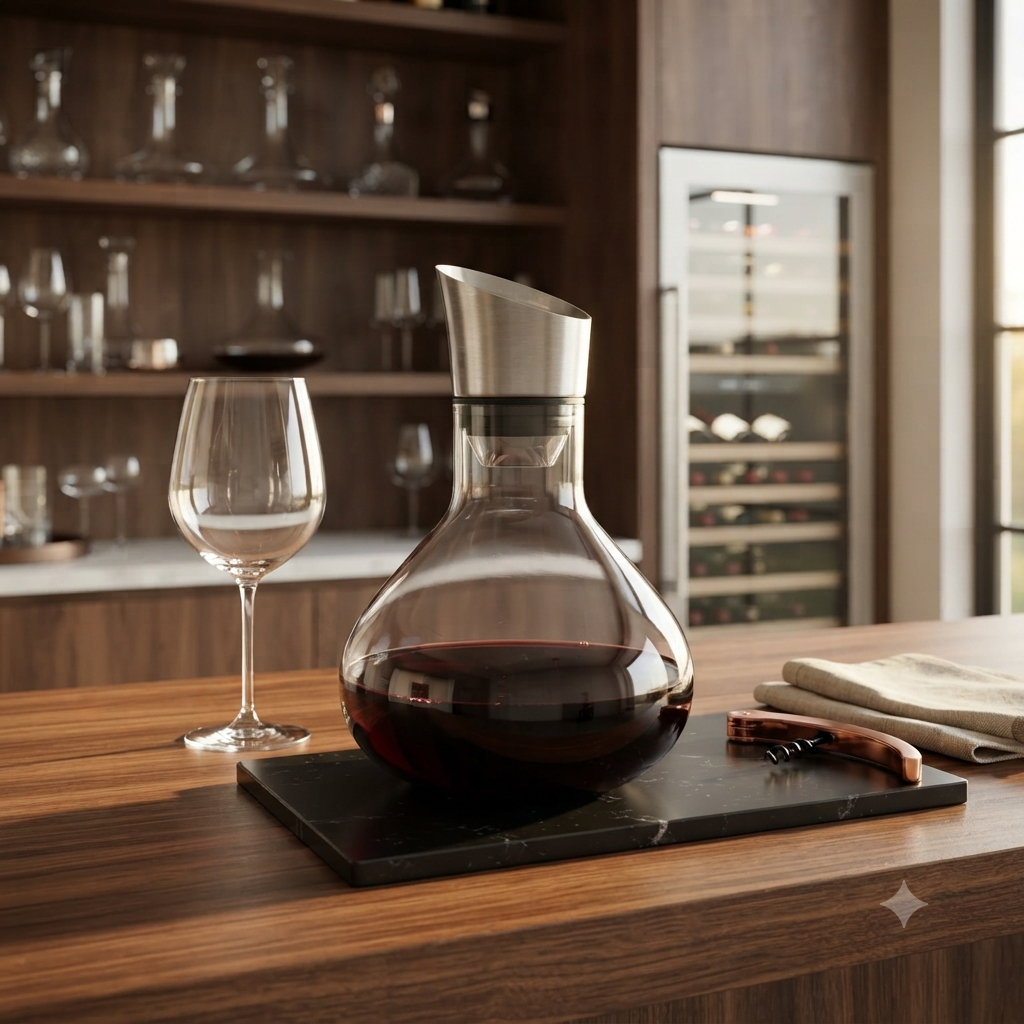 Clear Glass Decanter 