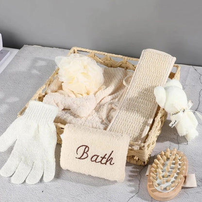 1set spa gift cute bear Basket