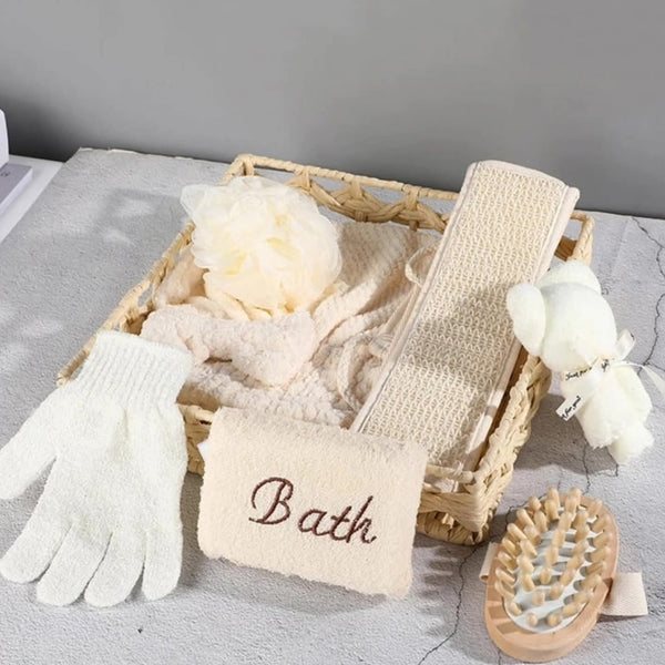1set spa gift cute bear Basket