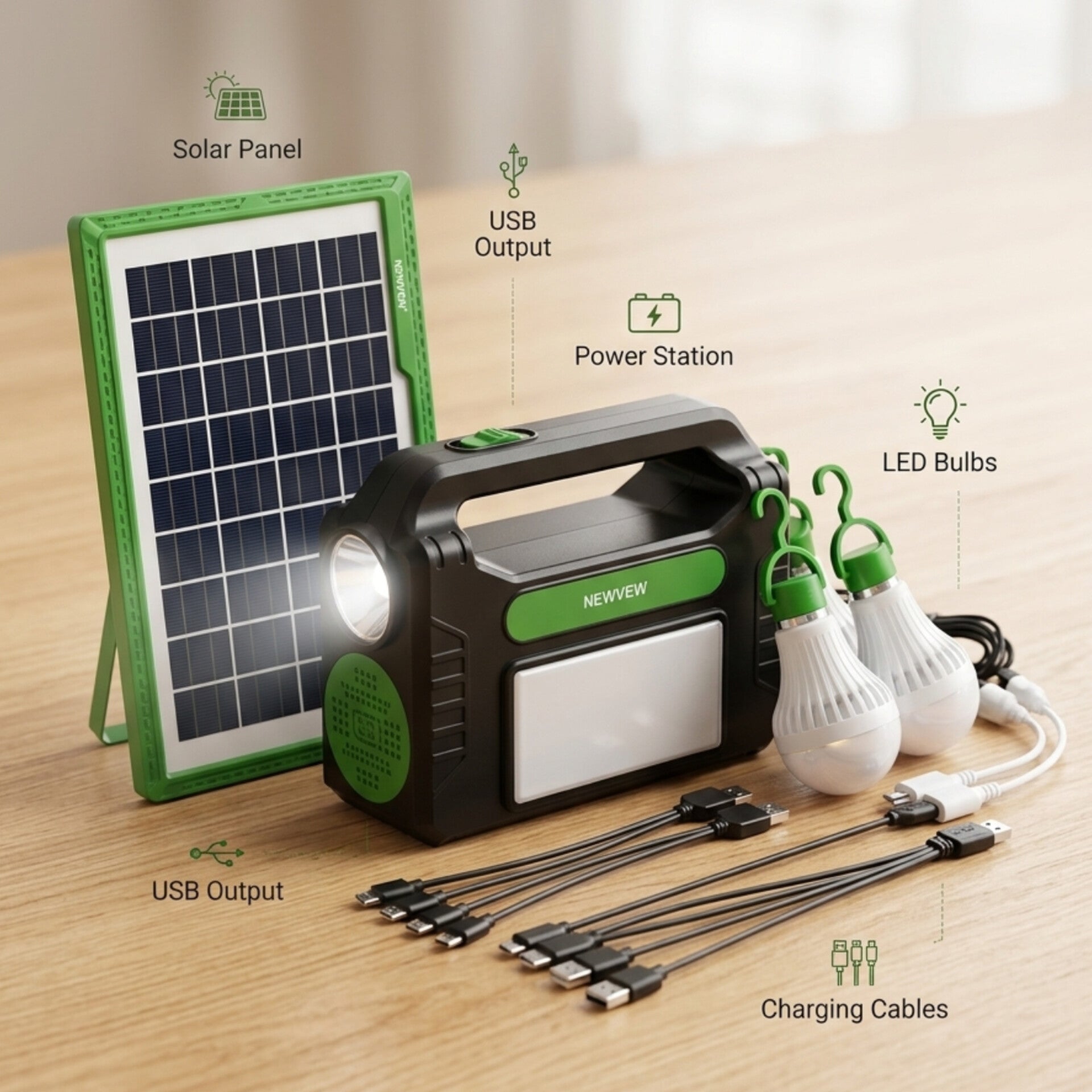 The NV-T204 Solar Lighting System 