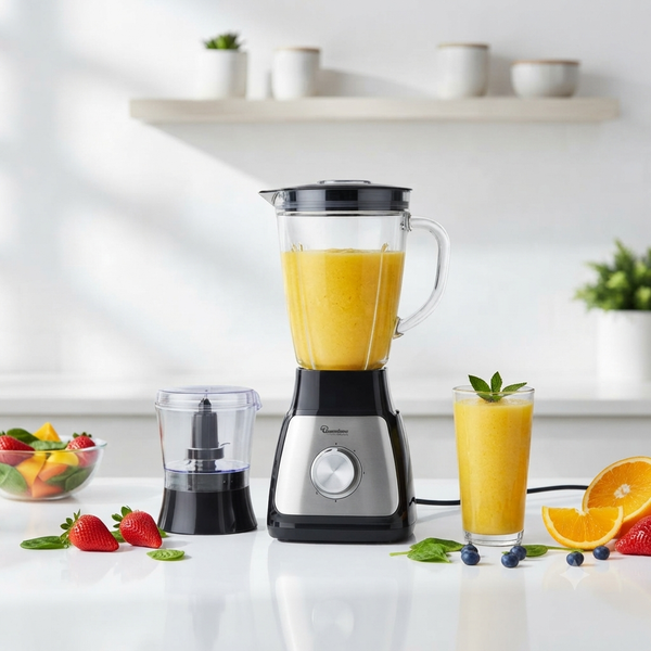 Ramtons 1.5Litres 5-Speed Blender, Mill & Chopper RM/597