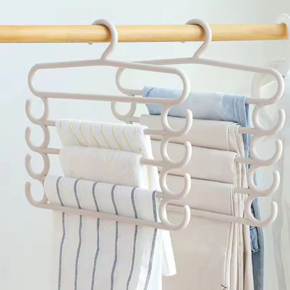 3pcs 5 Layers Non Slip Strong PVC Hanger