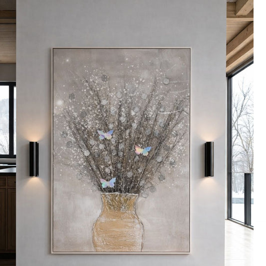 Floral Vase Canvas Wall Art