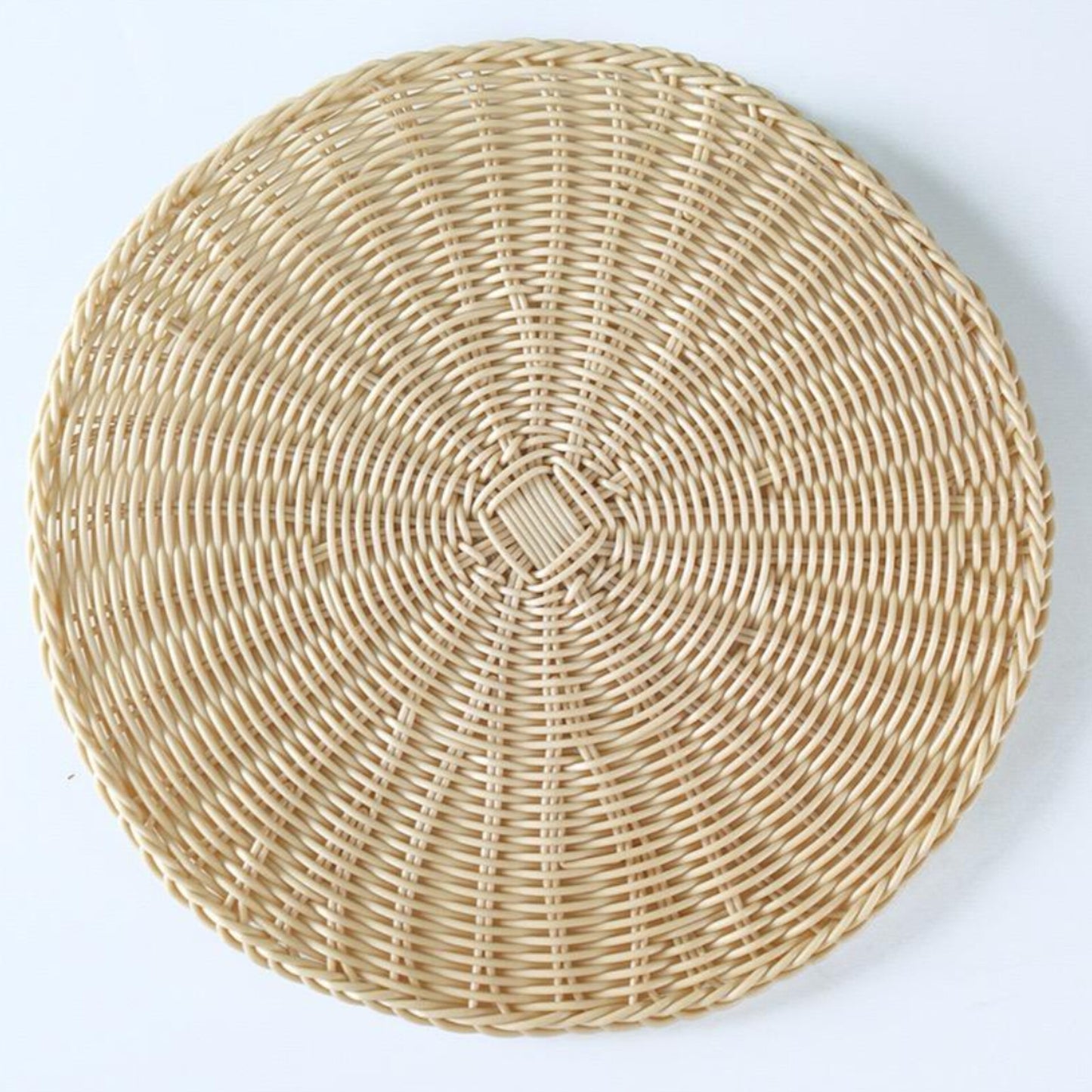 6pc woven rattan table mats