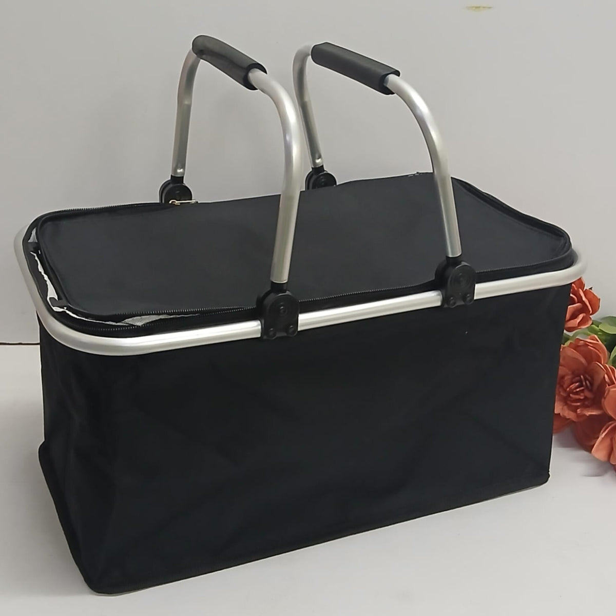 Portable Foldable Insulated Picnic Basket