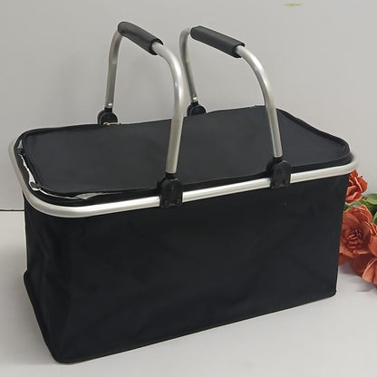 Portable Foldable Insulated Picnic Basket
