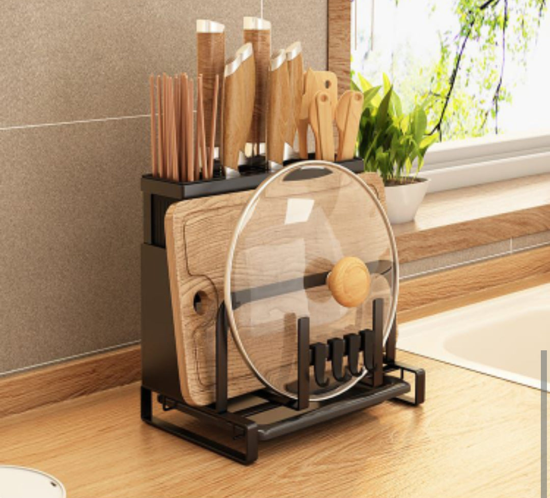Wall Hanging Knife Rack Chopping Board Holder