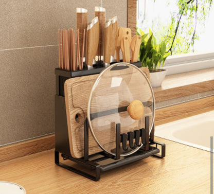 Wall Hanging Knife Rack Chopping Board Holder
