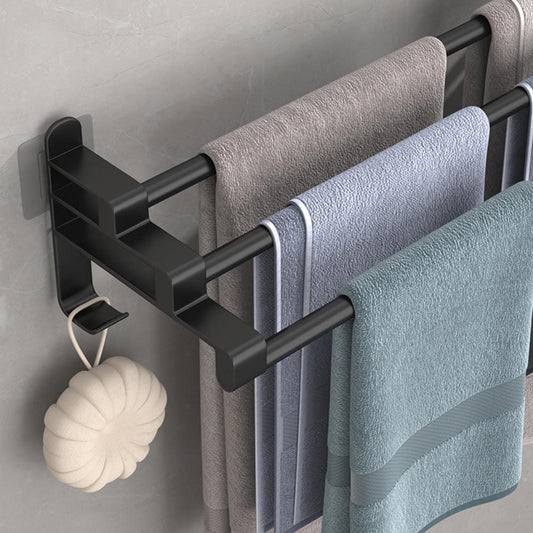 Three layer towel rack