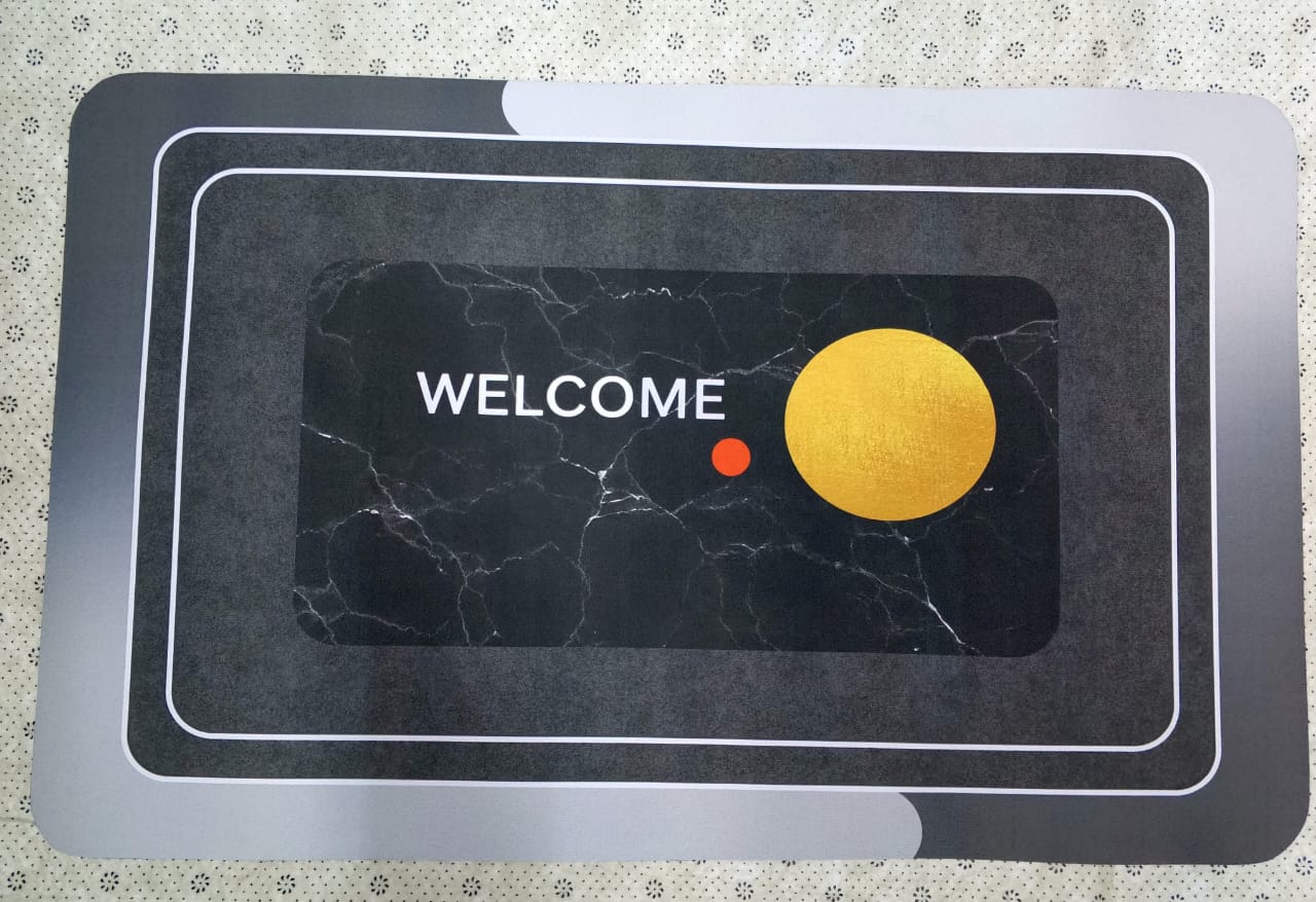 Absorbent rubber mats