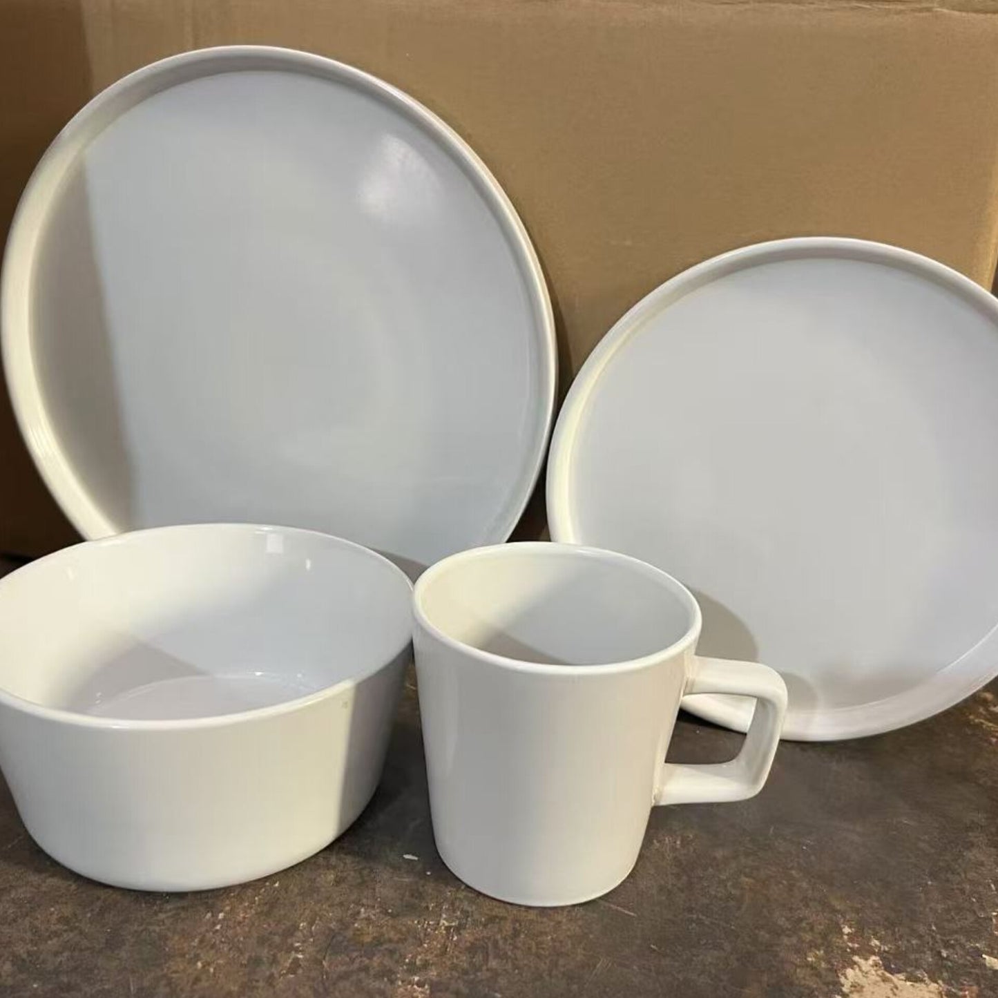 24 Pcs Matte Dinner Set