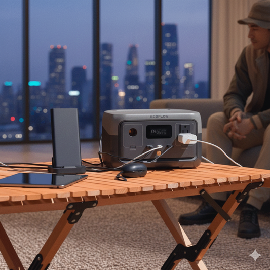 EcoFlow RIVER 2 Portable Power Station (ZMR600-B-UK)