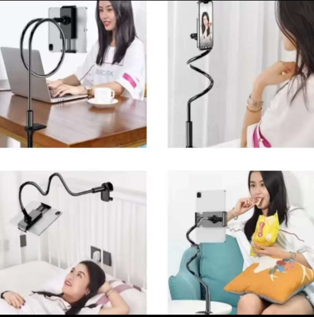 Clip adjustable phone holder stand tablet holder