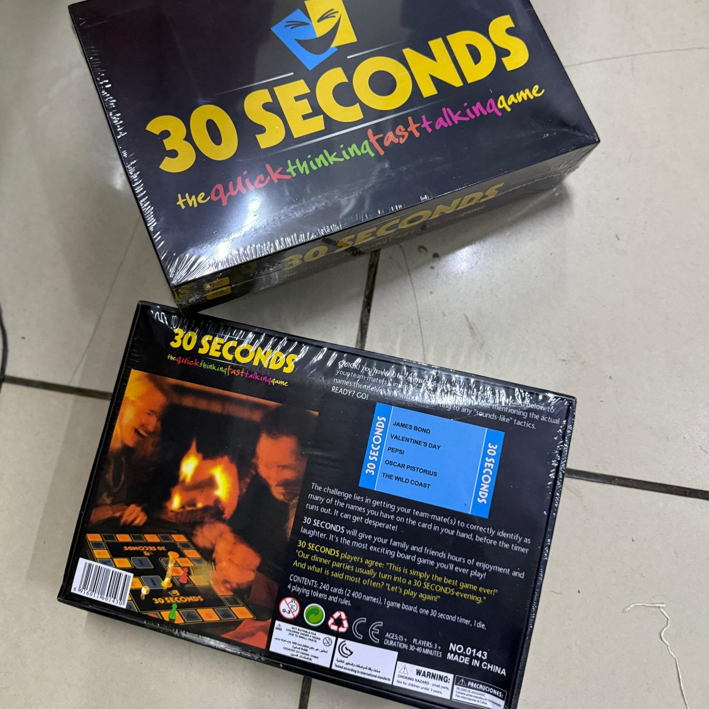 30 Seconds Quick Thinking Fast Talking Game