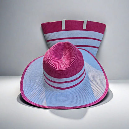Summer Straw Bag and Beach Hat