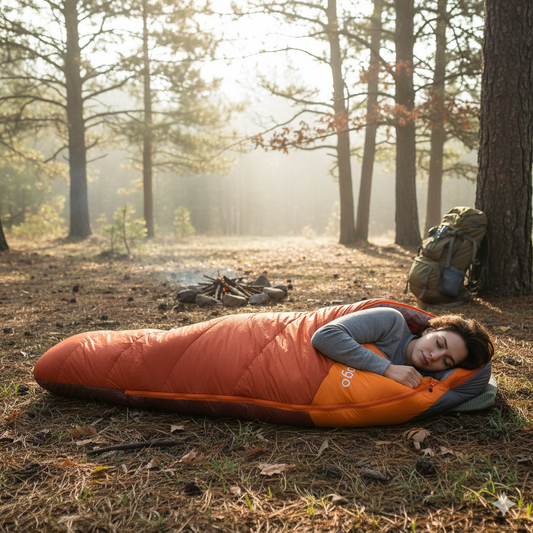Heavy warm sleeping bag