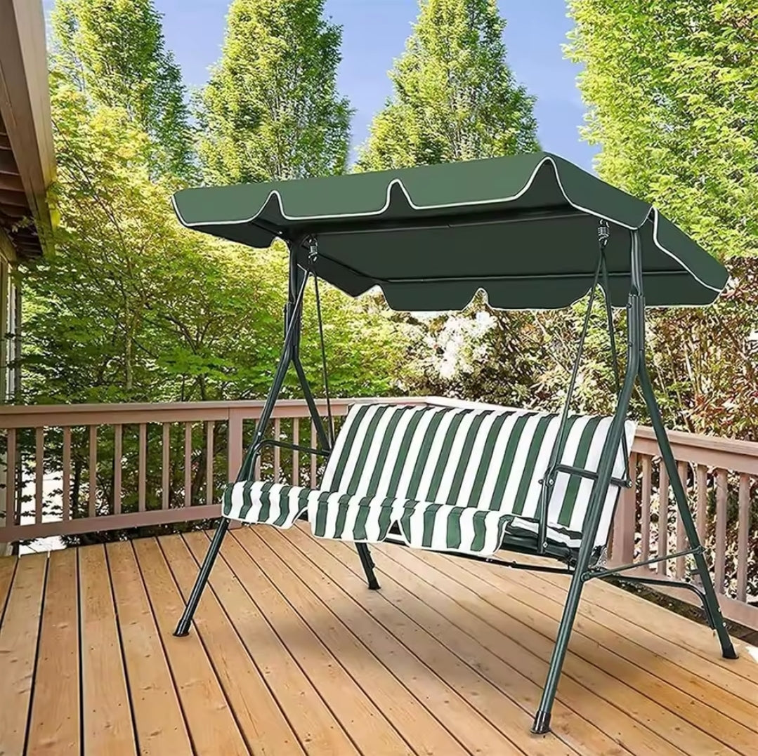 Porch Swing Canopy Chair with Sun Shade