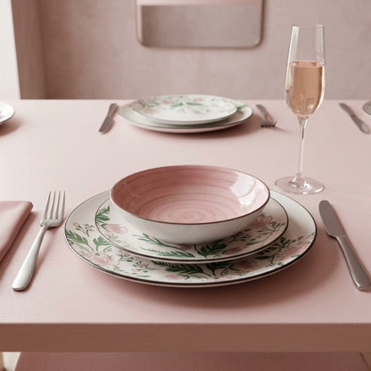 18 Piece Floral Dinner Set
