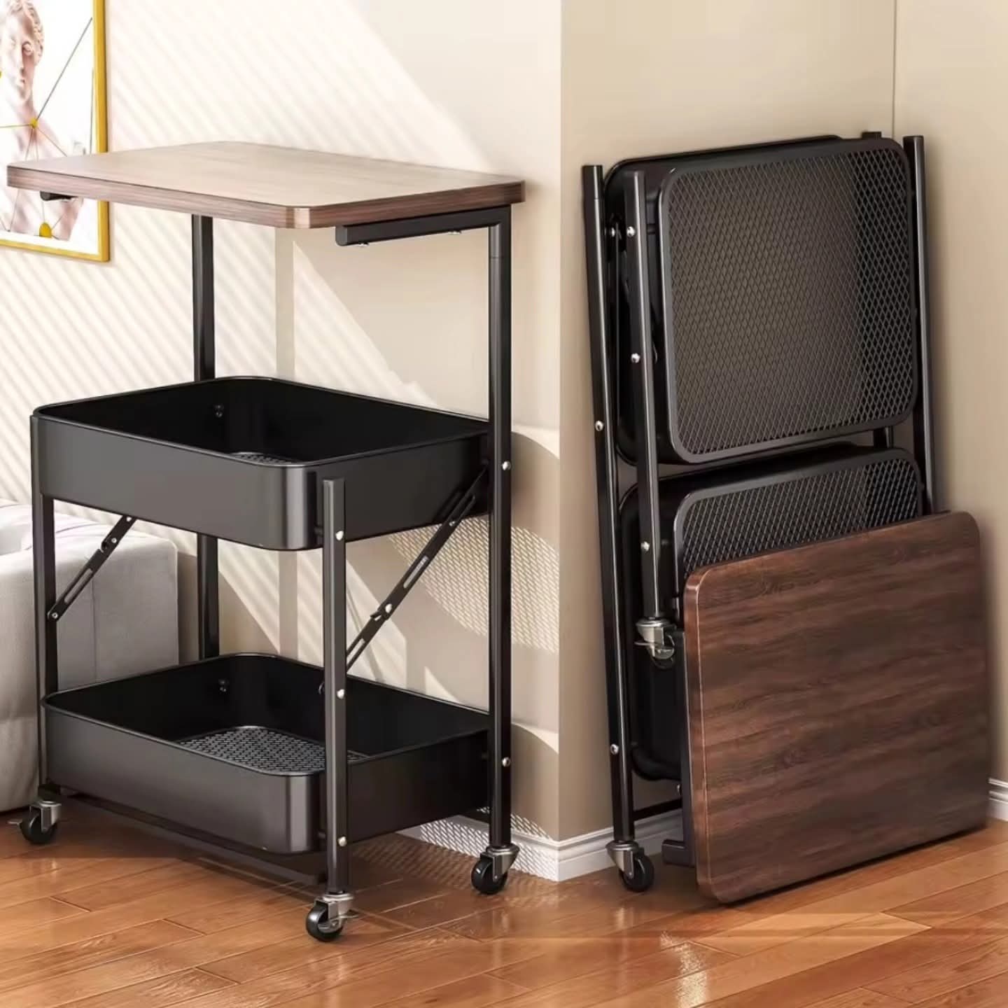 3 Tier  Rolling  Storage