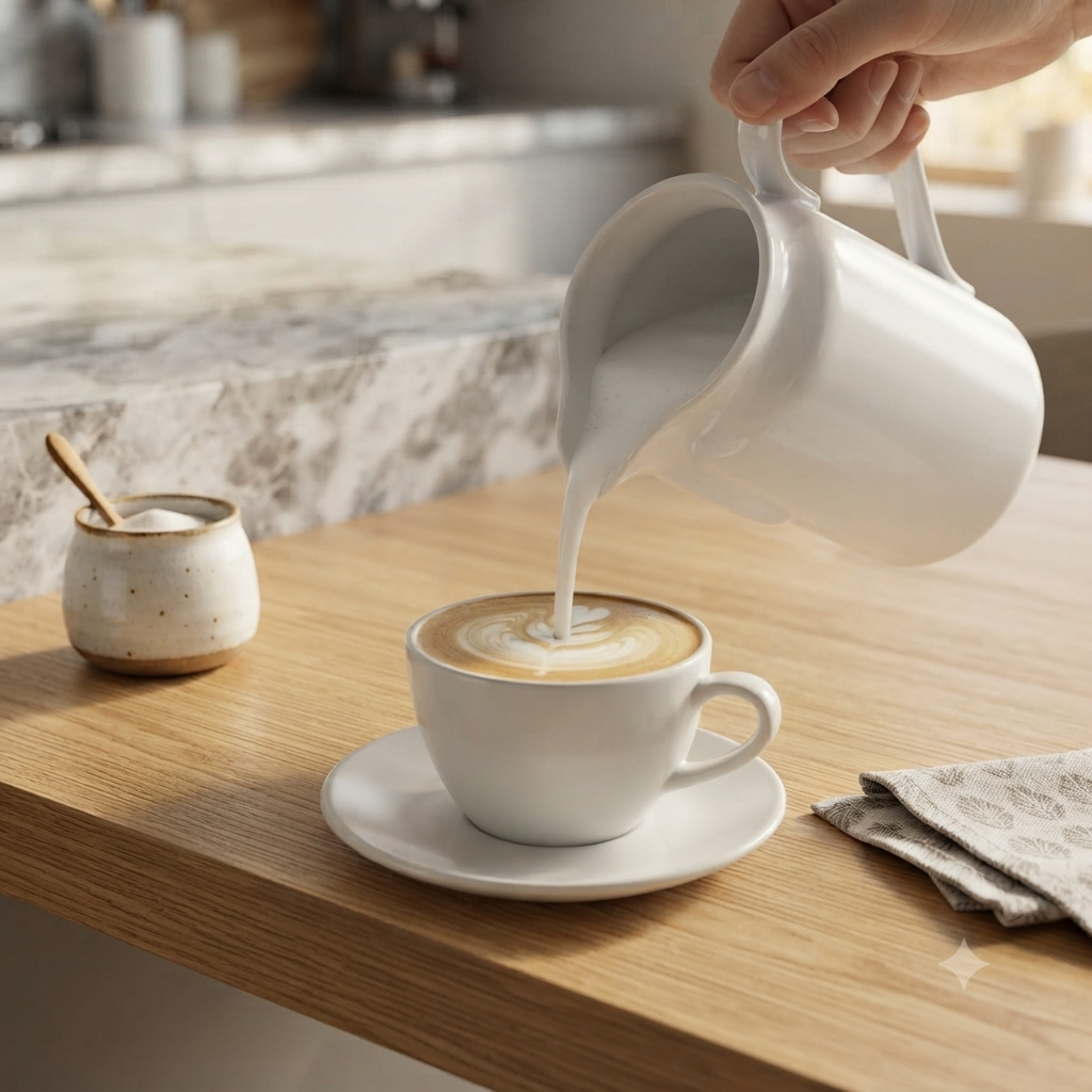 BACR05 White Banquet Creamer 5cl