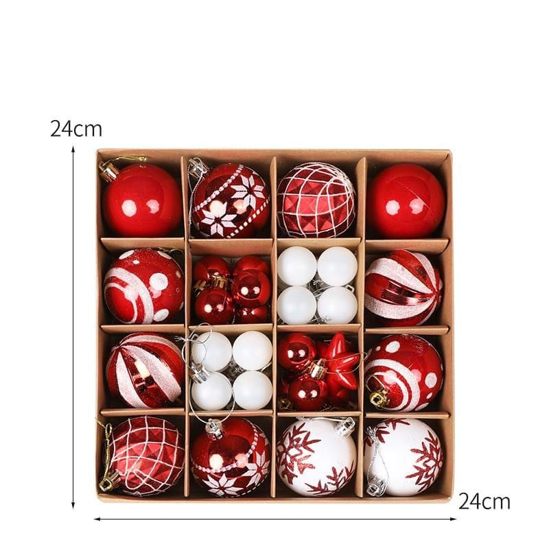 36pcs Christmas balls
