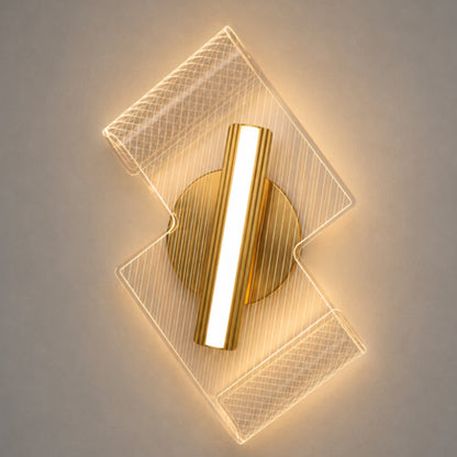 7W LED Decorative Indoor Wall Light WH 2602 20 GO WW