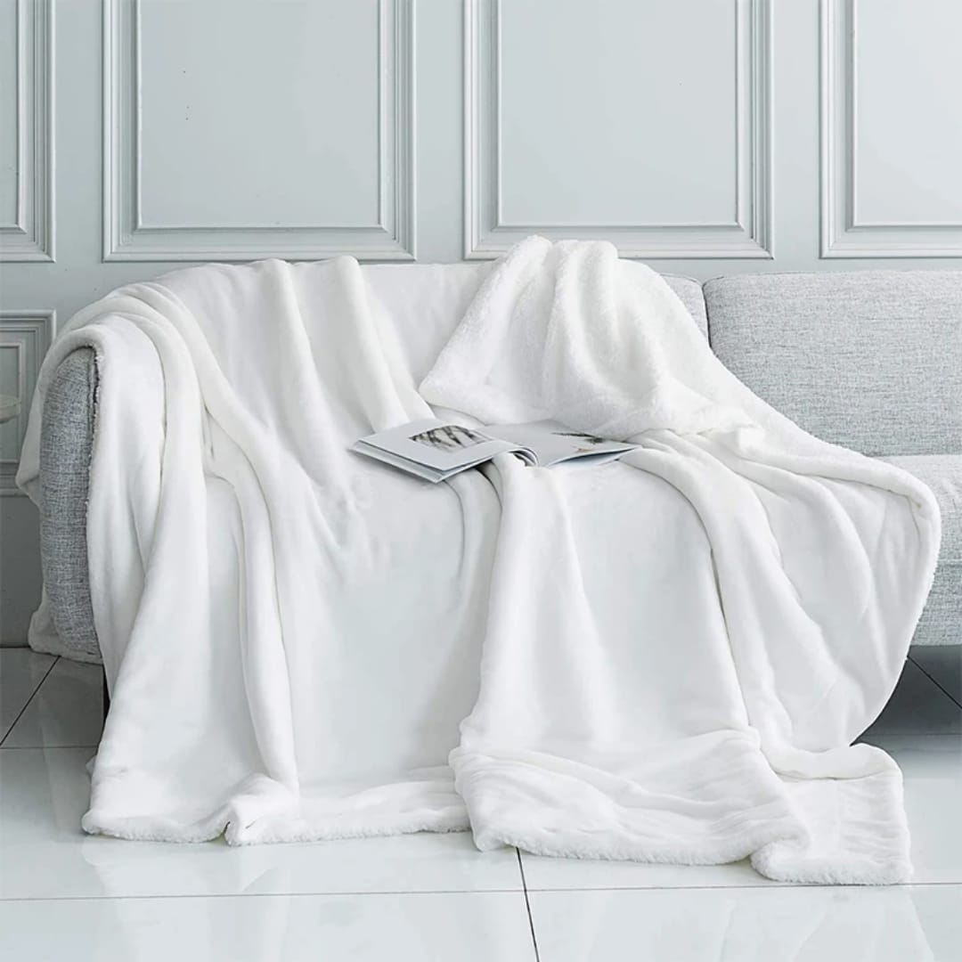 King size double sided fleece blanket