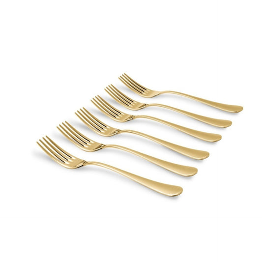 6pc Gold forks set