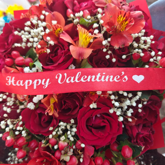 Valentine's Fresh Cut Mixed Flowers Gift