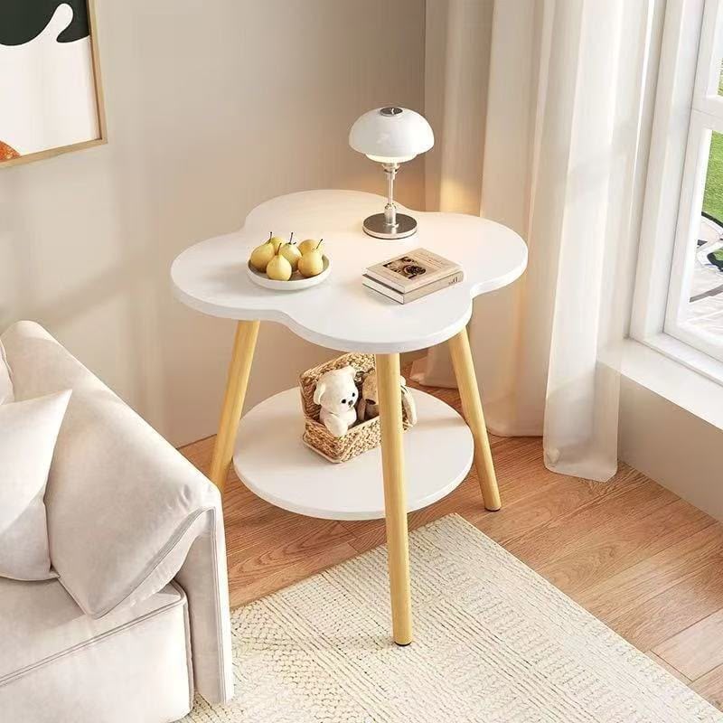 Minimalist Coffee Table With Double Layer Storage Space