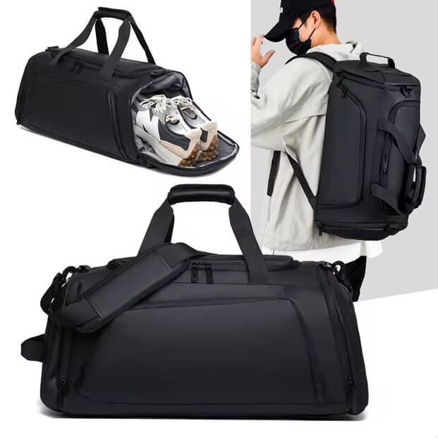 Convertible Sports Gym and Travel Duffle Bag