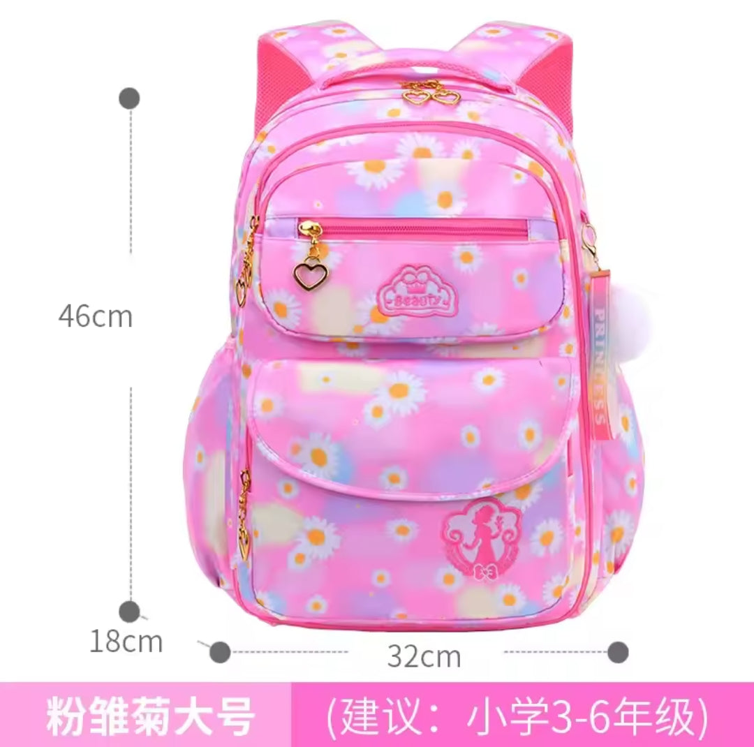 School bags backpack with multiple compartments