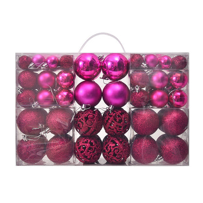 100 Piece Christmas Tree Decor Balls Set