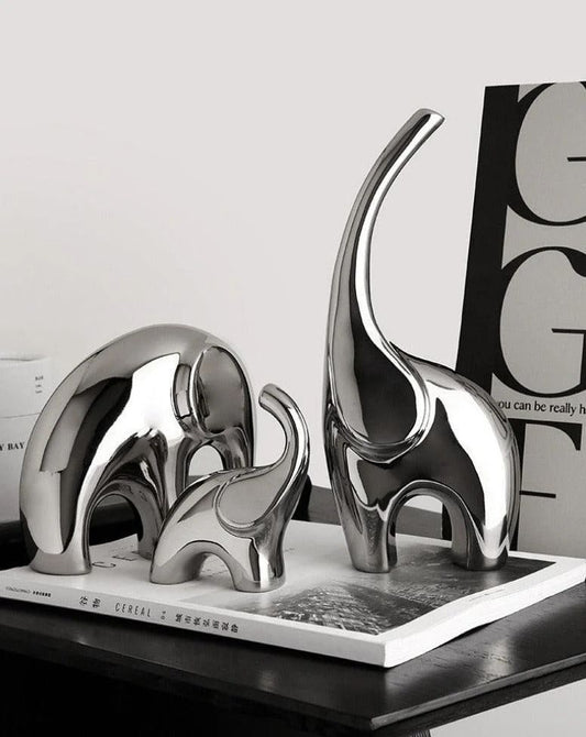 3Pcs elephant home decor set