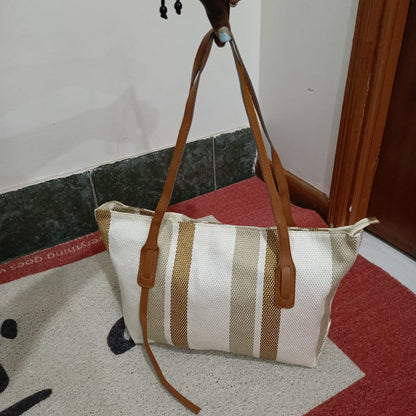 Stripped Tote bag
