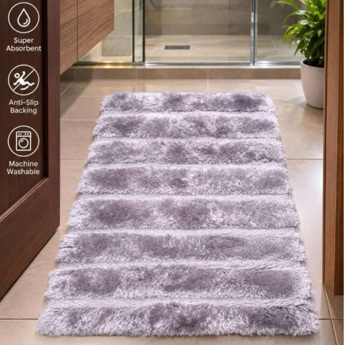 Ultrasoft Microfiber Bathroom Mat