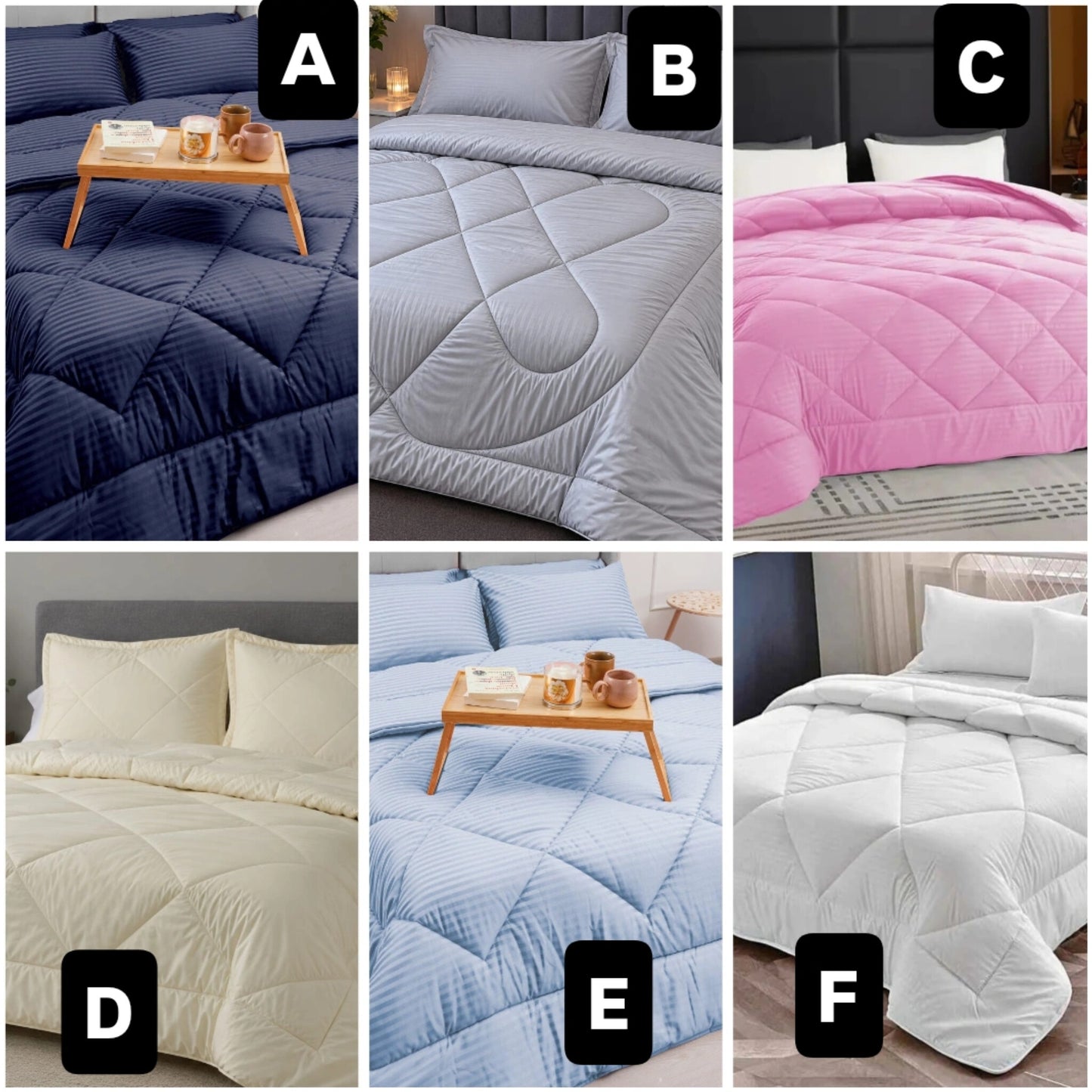 4 Pcs Set Cotton Striped Duvet 6*7