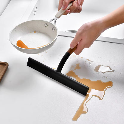 Window Squeegee With Wooden Handle