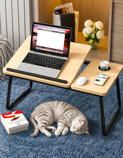 Adjustable Wooden Folding Laptop and Study Table