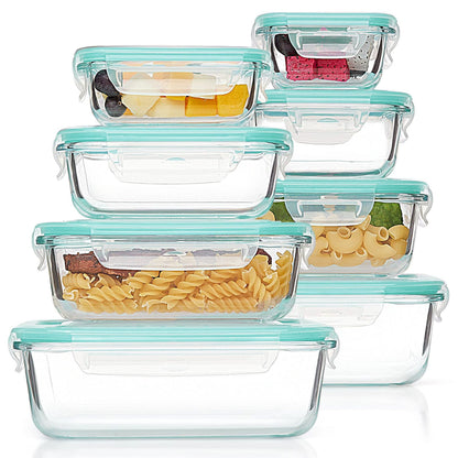 4pcs Airtight  Glass Food  Containers